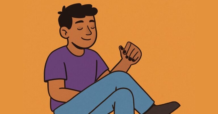 guy with painted nails
